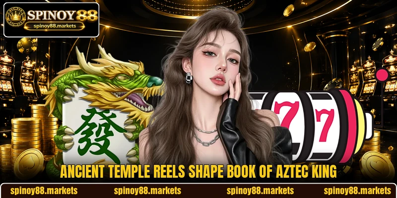 Ancient temple reels shape Book of Aztec King Ancient temple reels shape Book of Aztec King