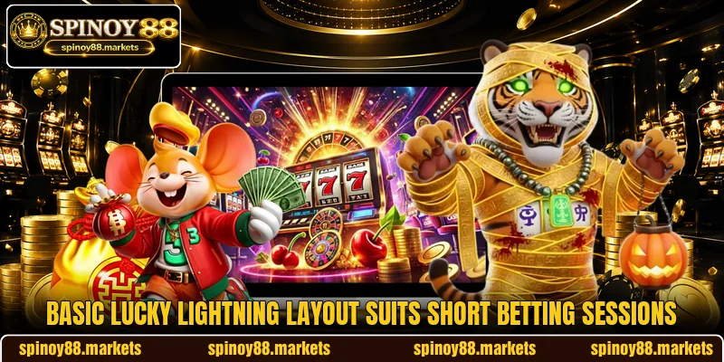 Basic Lucky Lightning layout suits short betting sessions Basic Lucky Lightning layout suits short betting sessions
