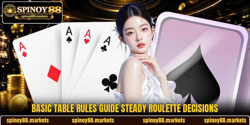 Basic table rules guide steady roulette decisions Basic table rules guide steady roulette decisions