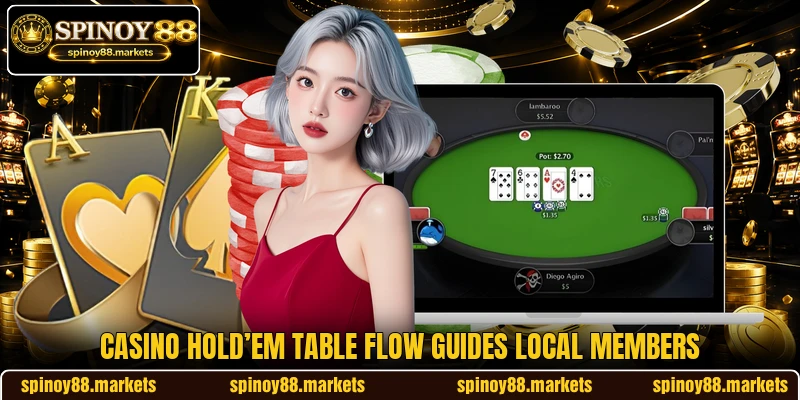 Casino Hold’em table flow guides local members Casino Hold’em table flow guides local members