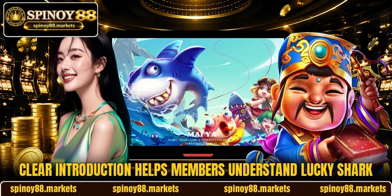 Clear introduction helps members understand Lucky Shark Clear introduction helps members understand Lucky Shark