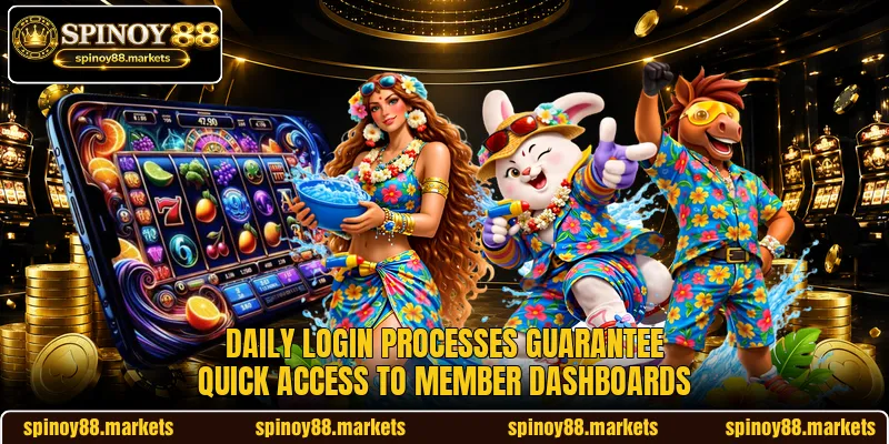 Daily login processes guarantee quick access to member dashboards Daily login processes guarantee quick access to member dashboards