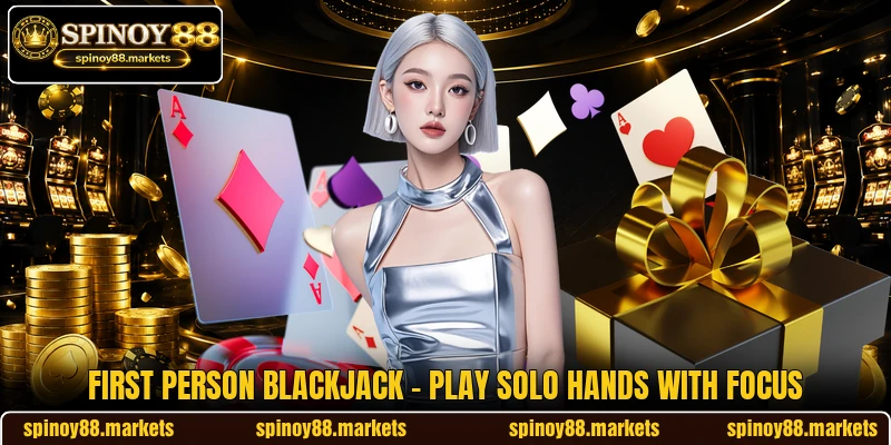 First Person Blackjack - Play Solo Hands With Focus First Person Blackjack - Play Solo Hands With Focus