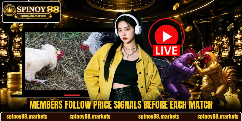 Members follow price signals before each match Members follow price signals before each match