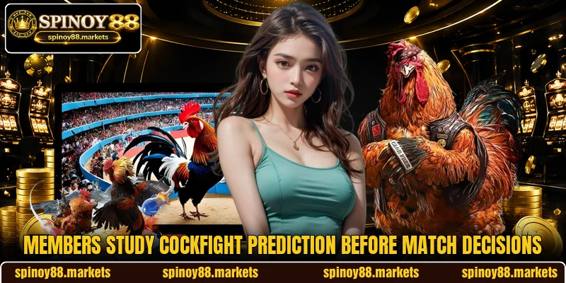 Members study Cockfight Prediction before match decisions Members study Cockfight Prediction before match decisions