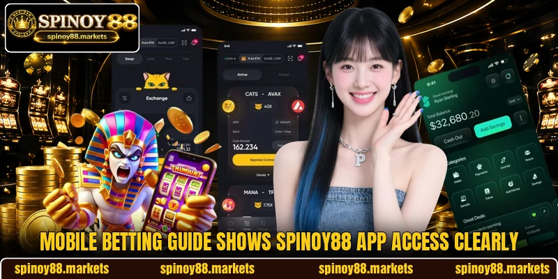 Mobile betting guide shows SPINOY88 app access clearly Mobile betting guide shows SPINOY88 app access clearly