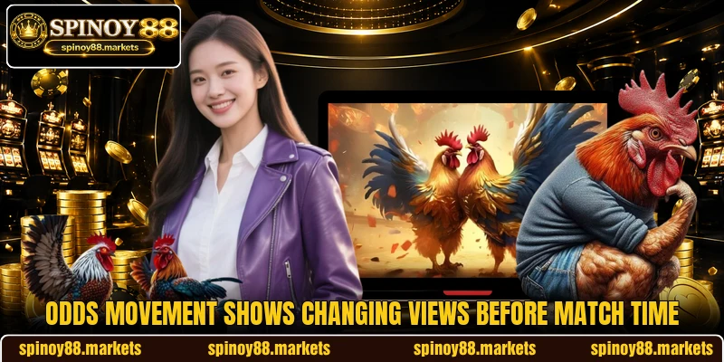 Odds movement shows changing views before match time Odds movement shows changing views before match time