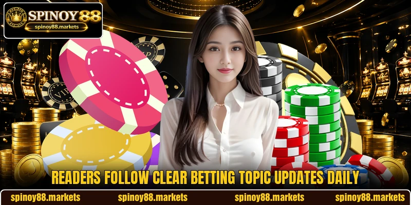 Readers follow clear betting topic updates daily Readers follow clear betting topic updates daily
