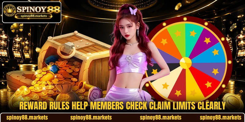 Reward rules help members check claim limits clearly Reward rules help members check claim limits clearly