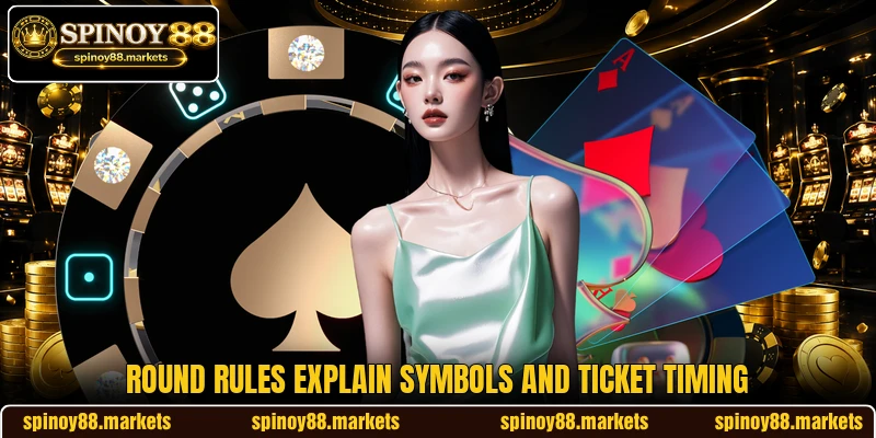 Round rules explain symbols and ticket timing Round rules explain symbols and ticket timing