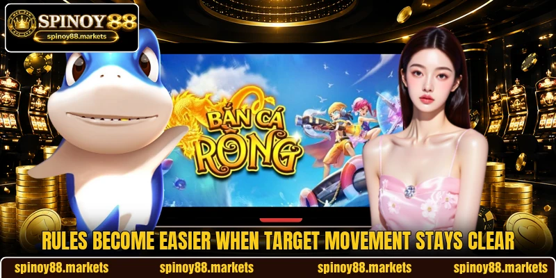 Rules become easier when target movement stays clear Rules become easier when target movement stays clear