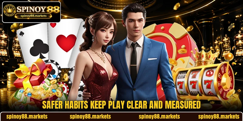 Safer habits keep play clear and measured Safer habits keep play clear and measured