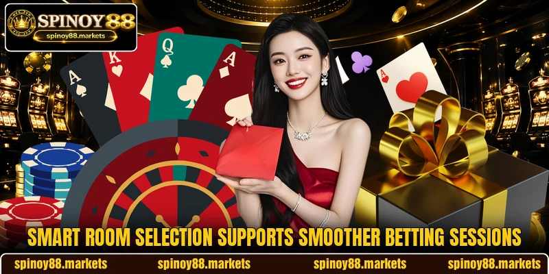 Smart room selection supports smoother betting sessions Smart room selection supports smoother betting sessions