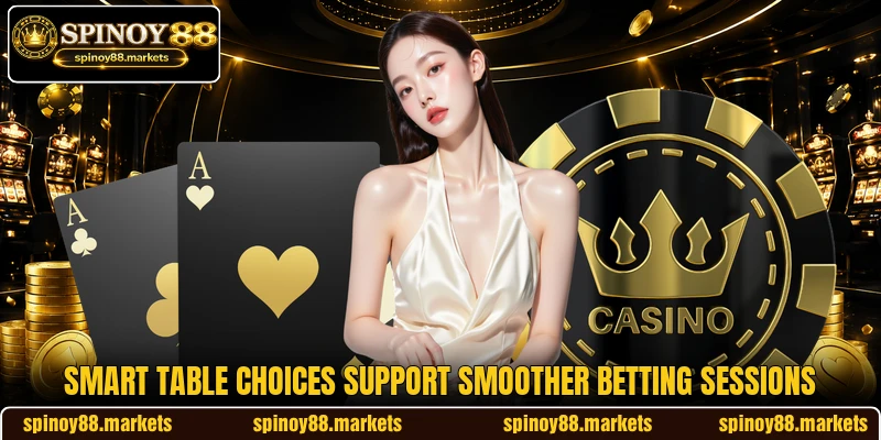 Smart table choices support smoother betting sessions Smart table choices support smoother betting sessions