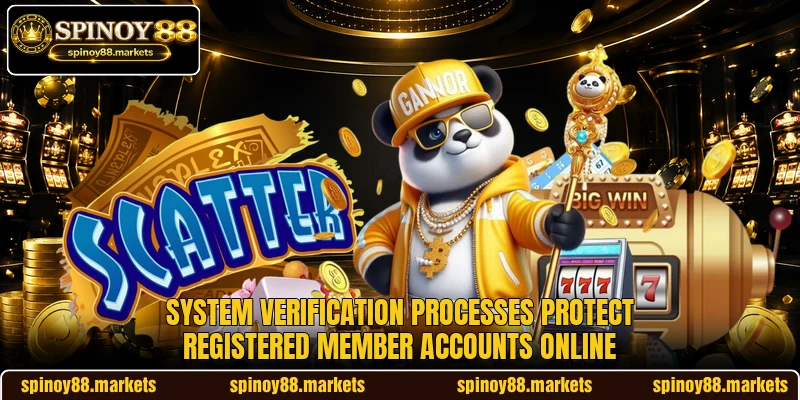 System verification processes protect registered member accounts online System verification processes protect registered member accounts online